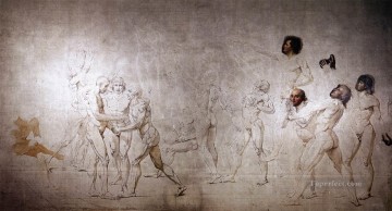  Louis Deco Art - The Oath in the Tennis Court Neoclassicism Jacques Louis David